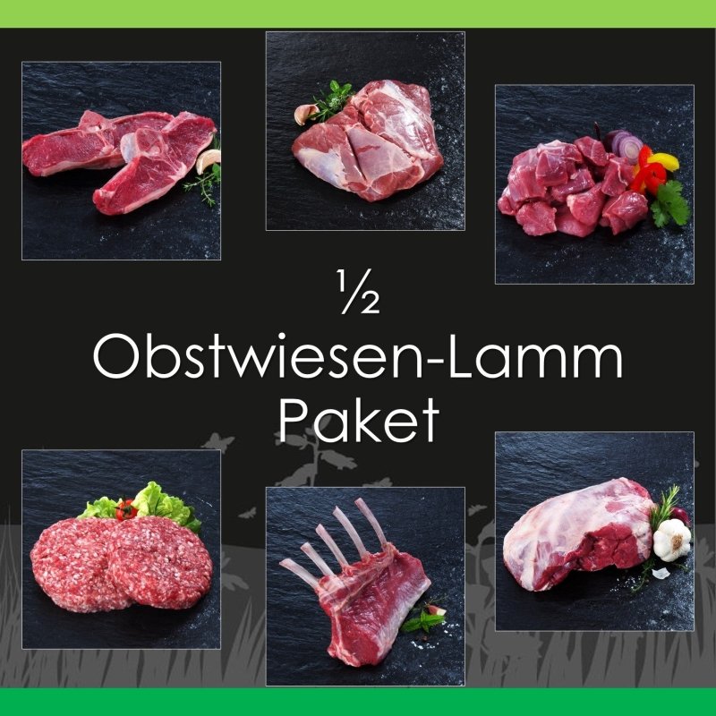 1/2 - Obstwiesenlamm aus Deutschland - GreenOx - Feinstes Weidefleisch aus Deutschland