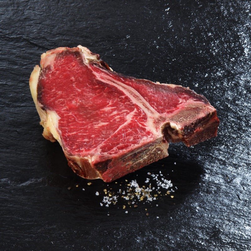 Dry Aged T - Bone - Steak - GreenOx - Feinstes Weidefleisch aus Deutschland