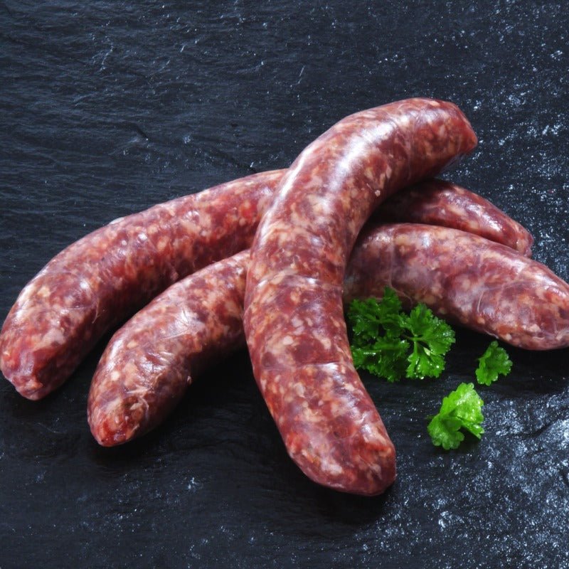 Grobe Bratwurst vom Obstwiesenlamm - GreenOx - Feinstes Weidefleisch aus Deutschland