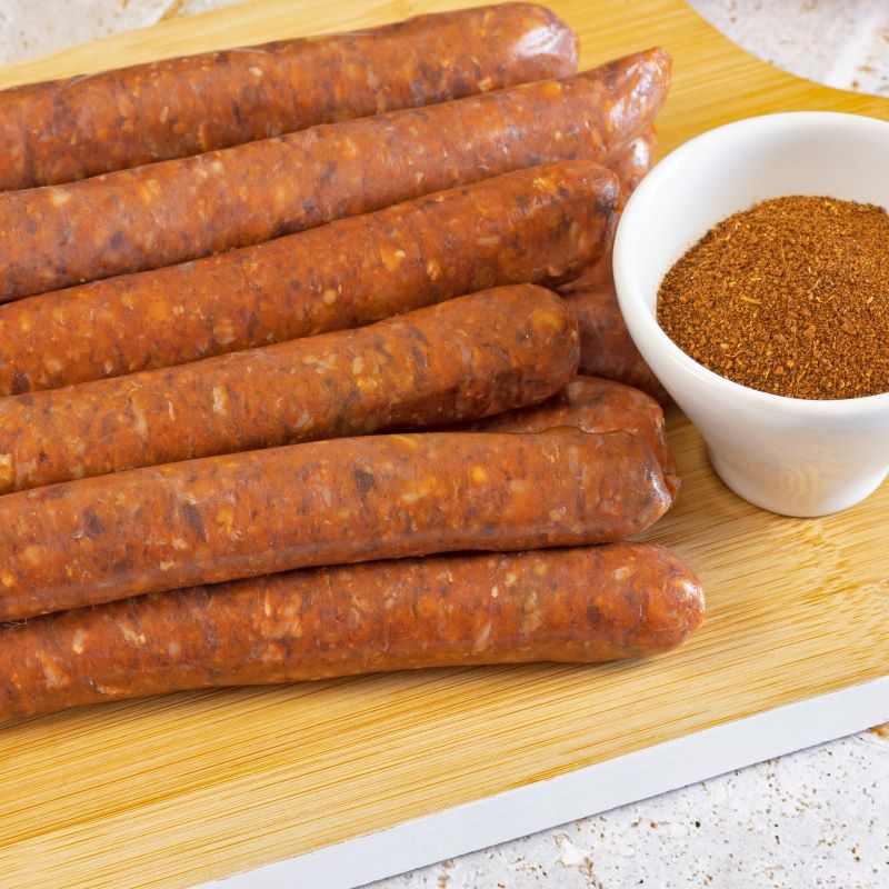 Merguez Bratwurst vom Obstwiesenlamm - GreenOx - Feinstes Weidefleisch aus Deutschland