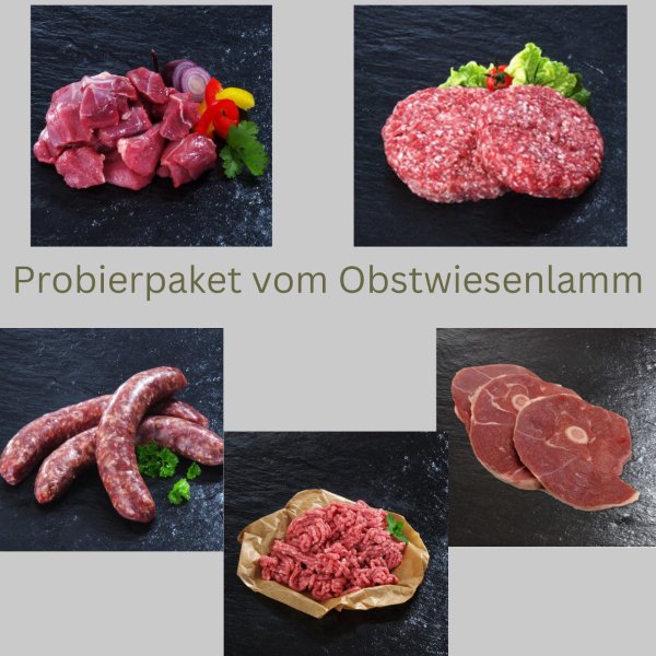 Probierpaket vom Obstwiesenlamm (2,36 kg) - GreenOx - Feinstes Weidefleisch aus Deutschland