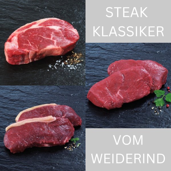 Steak Klassiker vom Weiderind - GreenOx - Feinstes Weidefleisch aus Deutschland